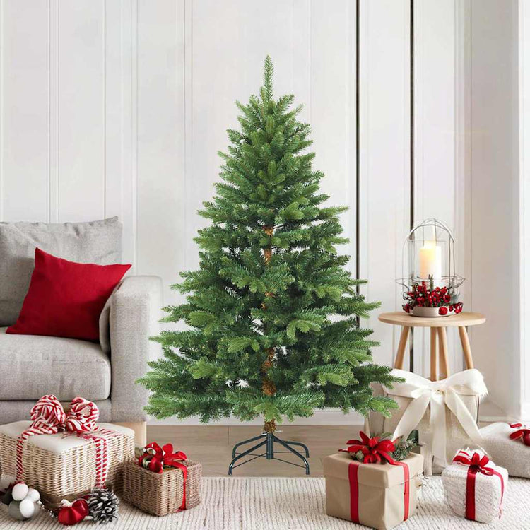 Vidaxx künstlicher klappbarer Weihnachtsbaum grün 150 cm PVC, PE und Stahl