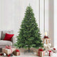 Vidaxx künstlicher klappbarer Weihnachtsbaum grün 210 cm PVC, PE und Stahl