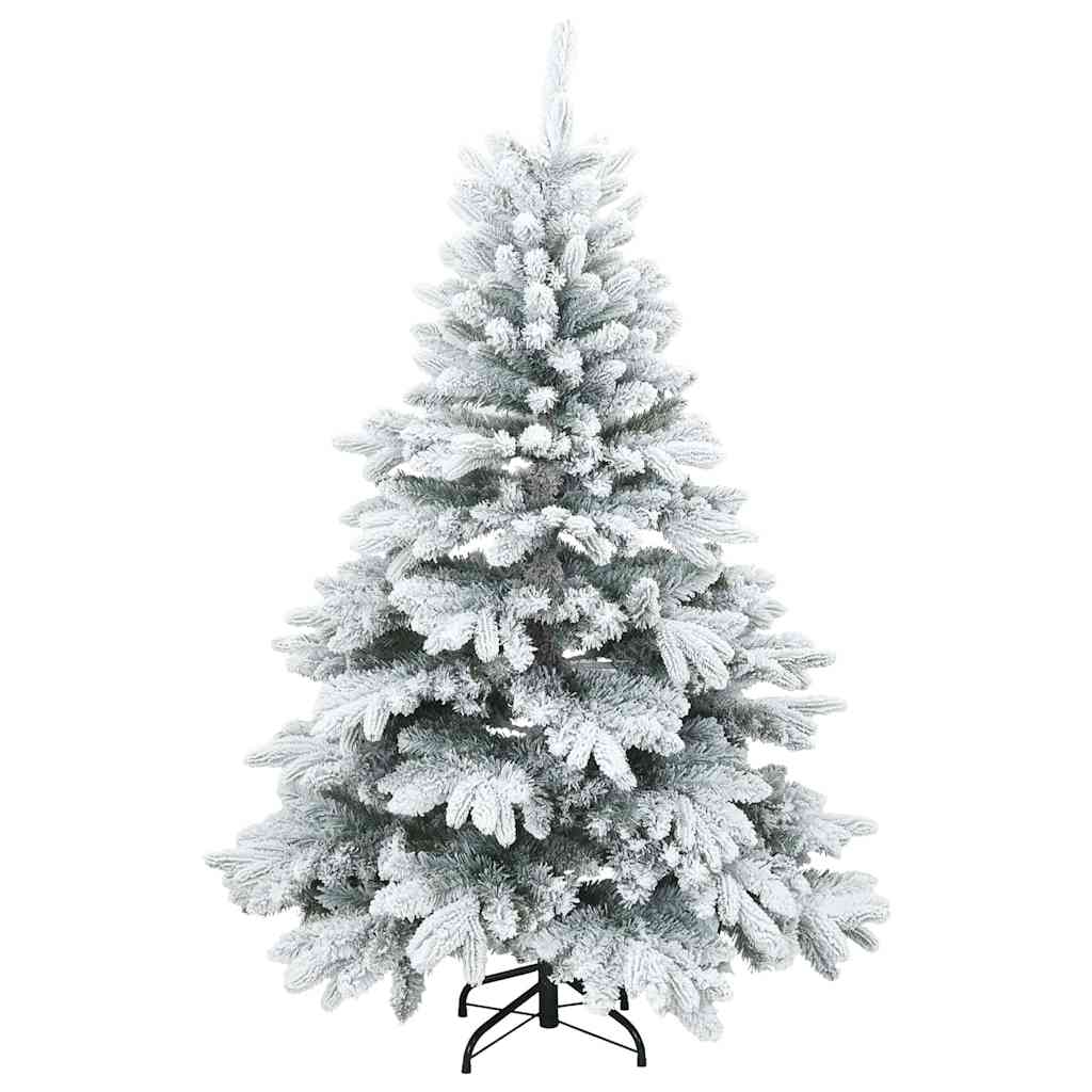 Vidaxx künstlicher Weihnachtsbaum mit Federzweigen, schneebedeckt weiß 120 cm