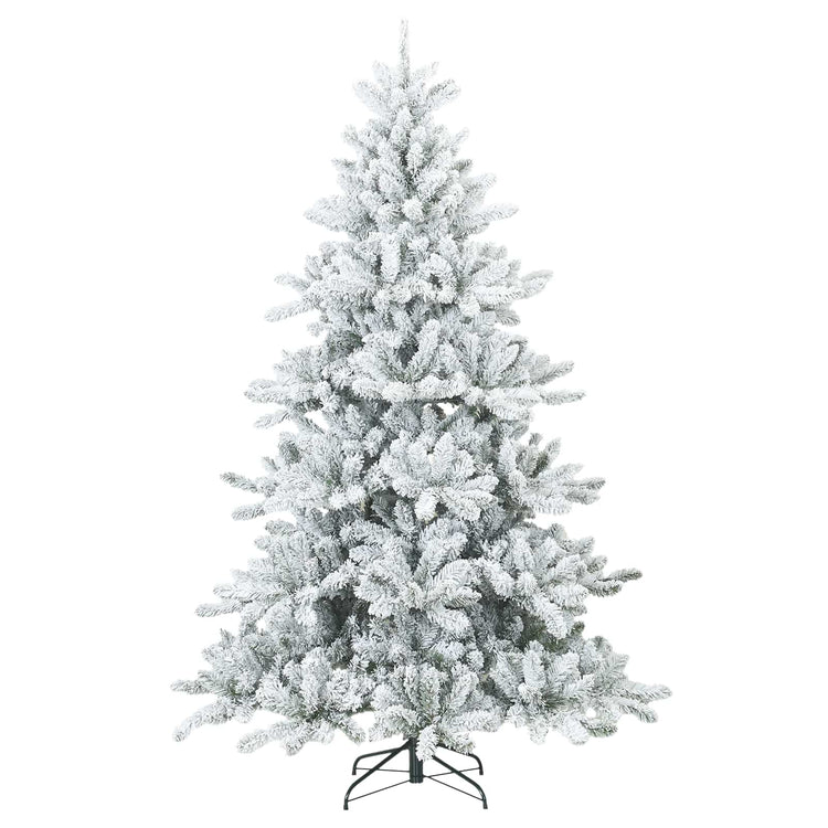 Vidaxx künstlicher Weihnachtsbaum mit Federzweigen, schneebedeckt weiß 240 cm