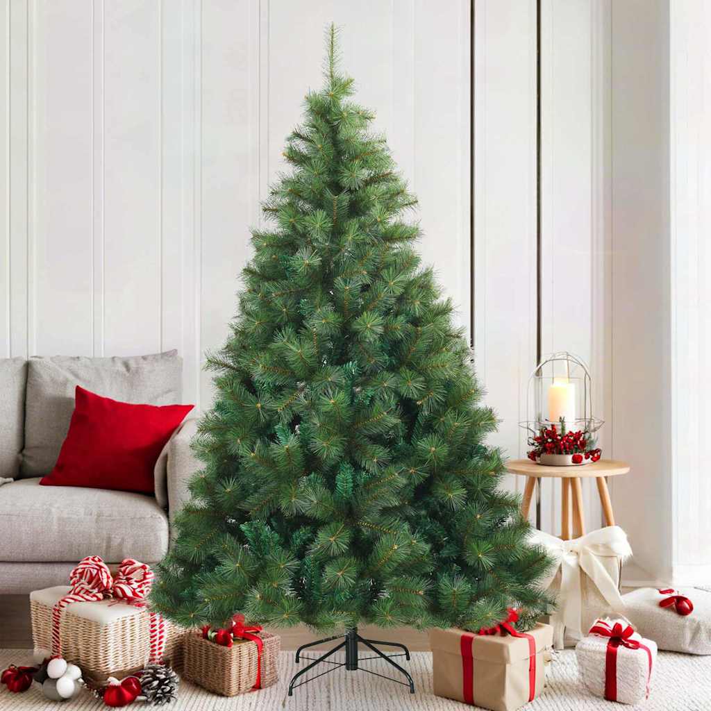 Vidaxx künstlicher klappbarer Weihnachtsbaum grün 180 cm PVC, Stahl