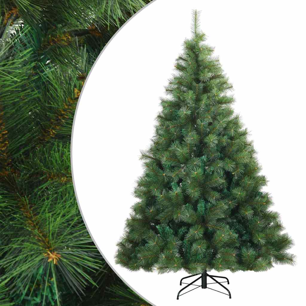 Vidaxx künstlicher klappbarer Weihnachtsbaum grün 180 cm PVC, Stahl