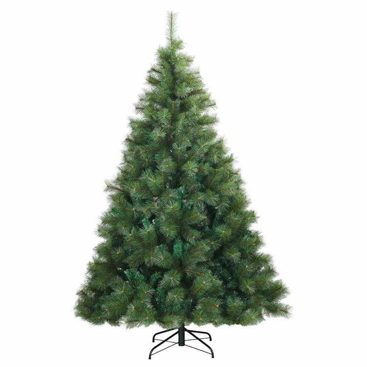 Vidaxx künstlicher klappbarer Weihnachtsbaum grün 180 cm PVC, Stahl