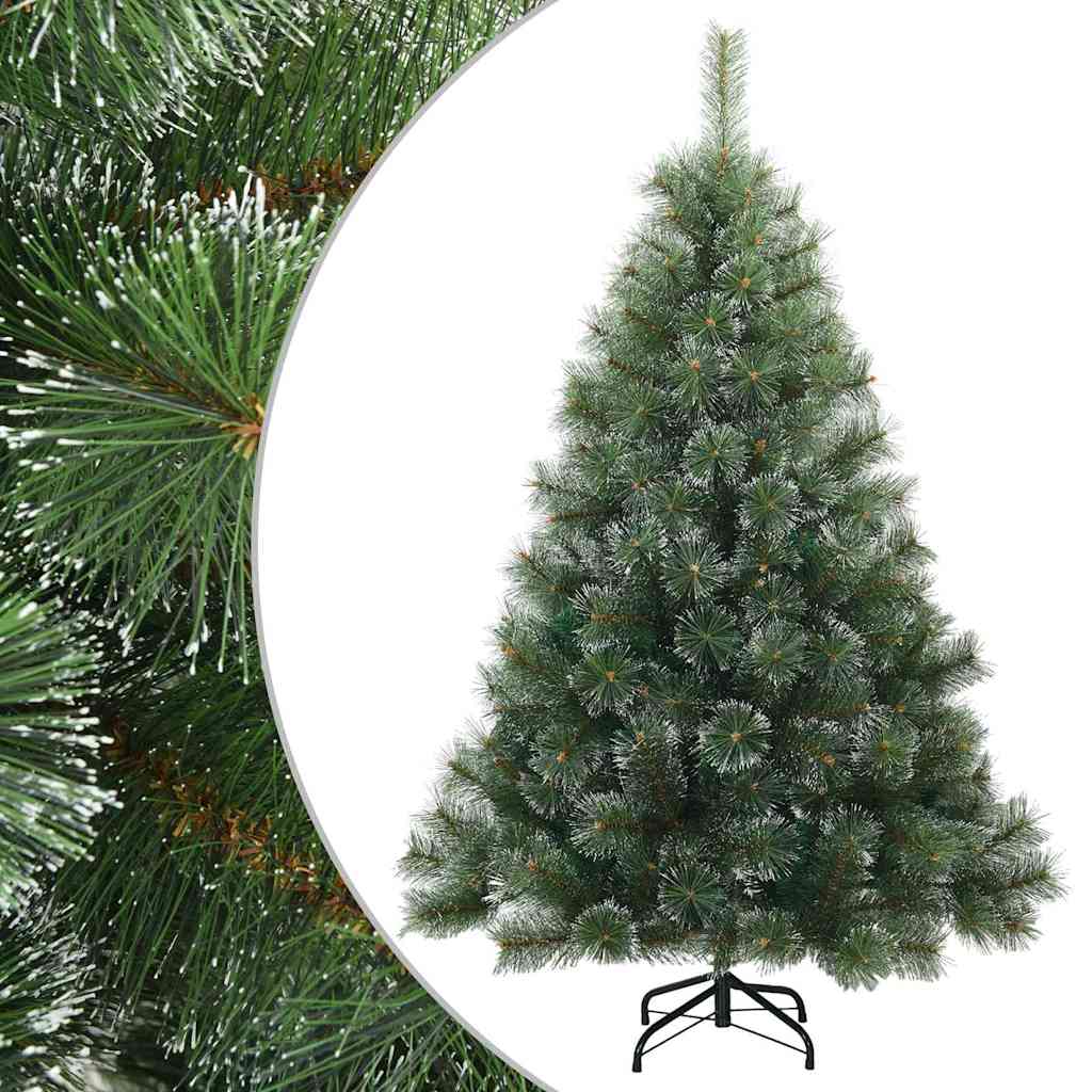 Vidaxl Künstlicher Weihnachtsbaum mit Federzweigen, schneebedecktes Grün 150 cm