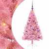 VidaXL künstlicher, beleuchteter Weihnachtsbaum mit 150 LEDs, rosa, 120 cm, PVC