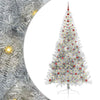 Vidaxx künstlicher, beleuchteter Weihnachtsbaum mit 300 LEDs, silberfarben, 240 cm Kappe