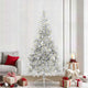Vidaxx künstlicher, beleuchteter Weihnachtsbaum mit 300 LEDs, silberfarben, 240 cm Kappe