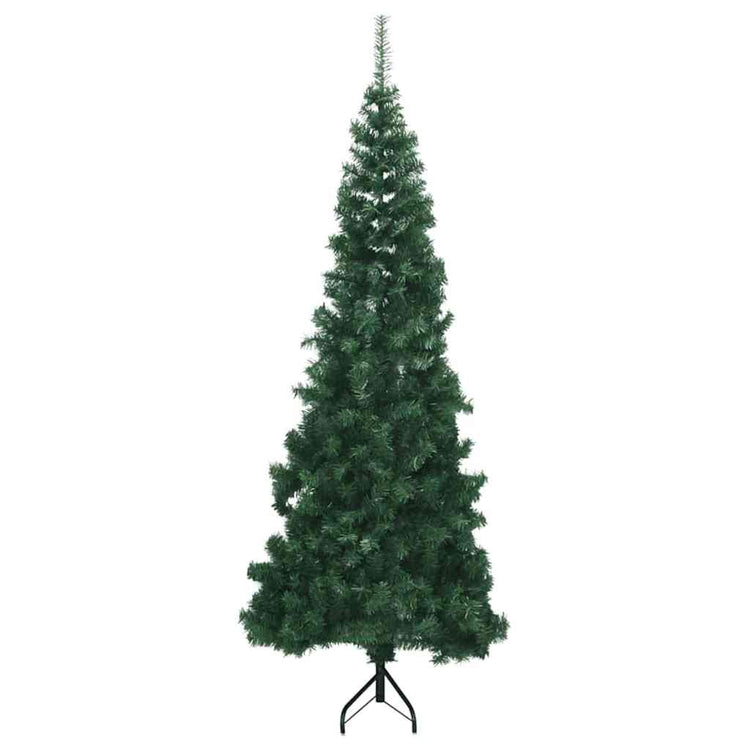 Künstlicher Eck-Weihnachtsbaum von Vidaxx mit 300 LEDs, grün, 180 cm, PVC und Metall