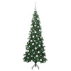 Künstlicher Eck-Weihnachtsbaum von Vidaxx mit 300 LEDs, grün, 180 cm, PVC und Metall
