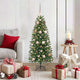 Vidaxx Künstlicher Weihnachtsbaum mit 150 LEDs mit standardmäßigem grünem 120 cm PE und PVC