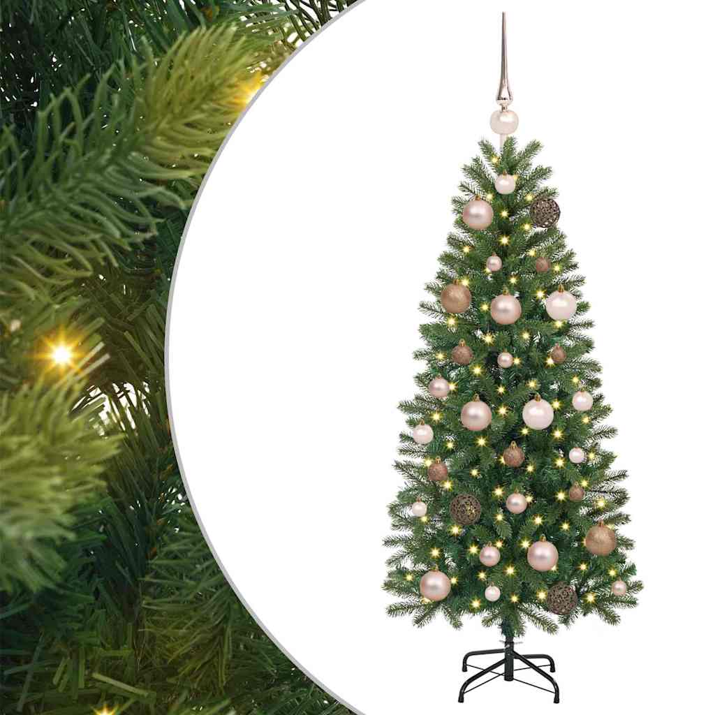 Vidaxx Künstlicher Weihnachtsbaum mit 150 LEDs mit standardmäßigem grünem 120 cm PE und PVC