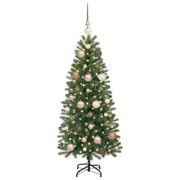 Vidaxx Künstlicher Weihnachtsbaum mit 150 LEDs mit standardmäßigem grünem 120 cm PE und PVC