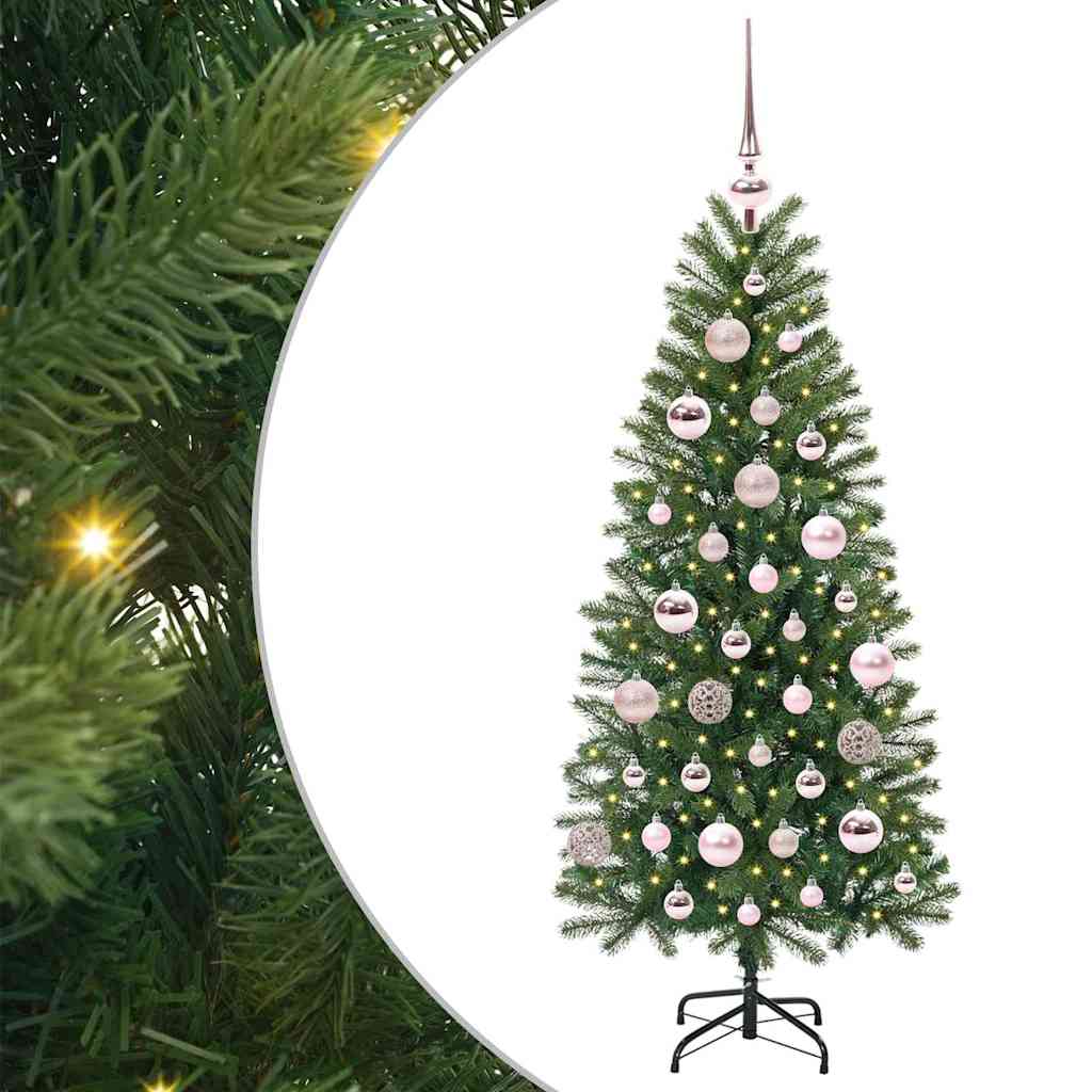 Vidaxx Künstlicher Weihnachtsbaum mit 150 LEDs mit standardmäßigem grünem 120 cm PE und PVC