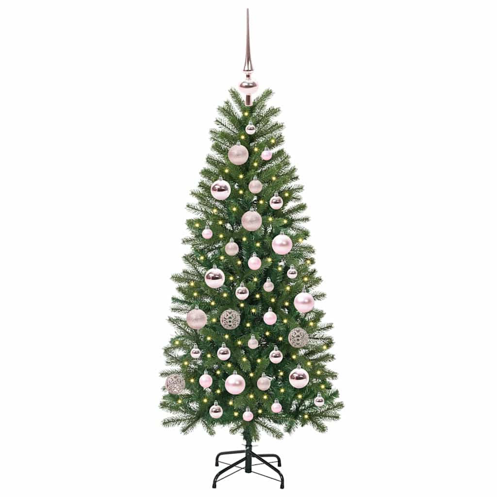 Vidaxx Künstlicher Weihnachtsbaum mit 150 LEDs mit standardmäßigem grünem 120 cm PE und PVC