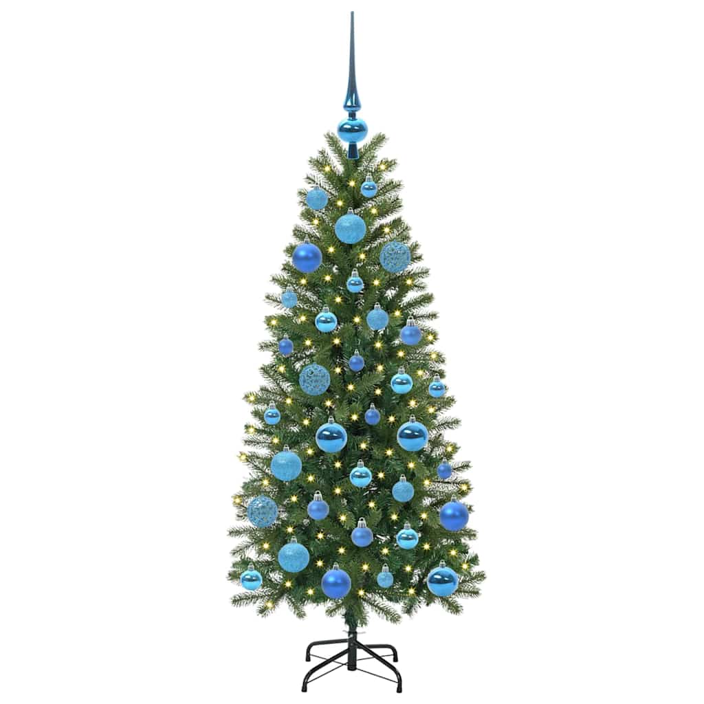Vidaxx Künstlicher Weihnachtsbaum mit 150 LEDs mit standardmäßigem grünem 120 cm PE und PVC