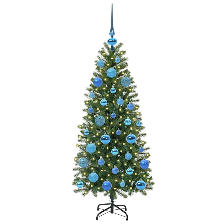Vidaxx Künstlicher Weihnachtsbaum mit 150 LEDs mit standardmäßigem grünem 120 cm PE und PVC