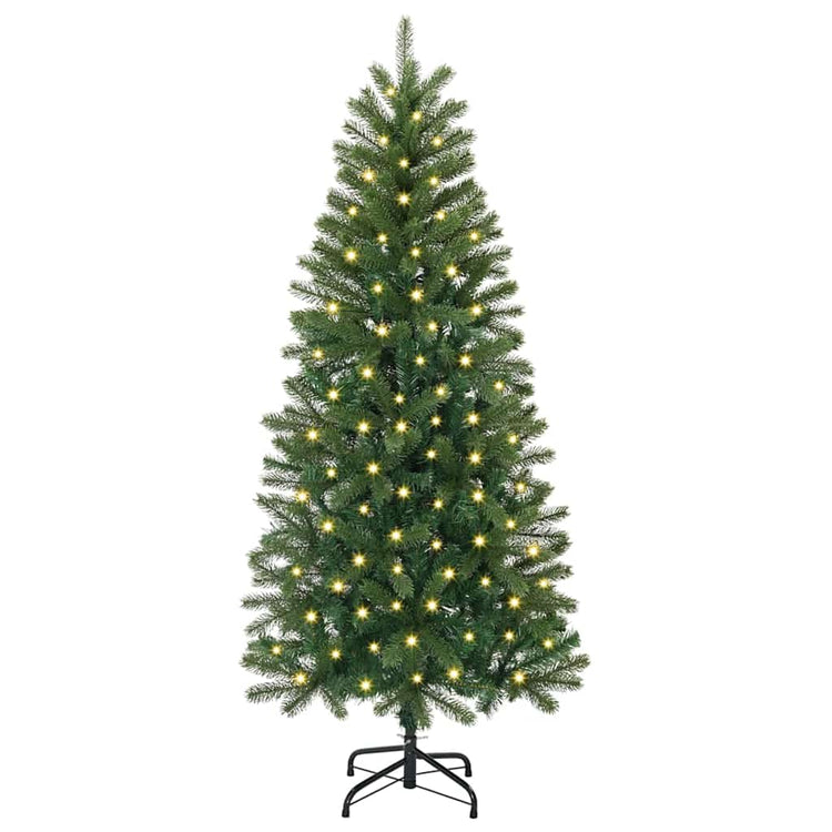 Vidaxx Künstlicher Weihnachtsbaum mit 150 LEDs mit standardmäßigem grünem 150 cm PE und PVC
