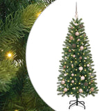 Vidaxx Künstlicher Weihnachtsbaum mit 150 LEDs mit standardmäßigem grünem 150 cm PE und PVC - afbeelding 2