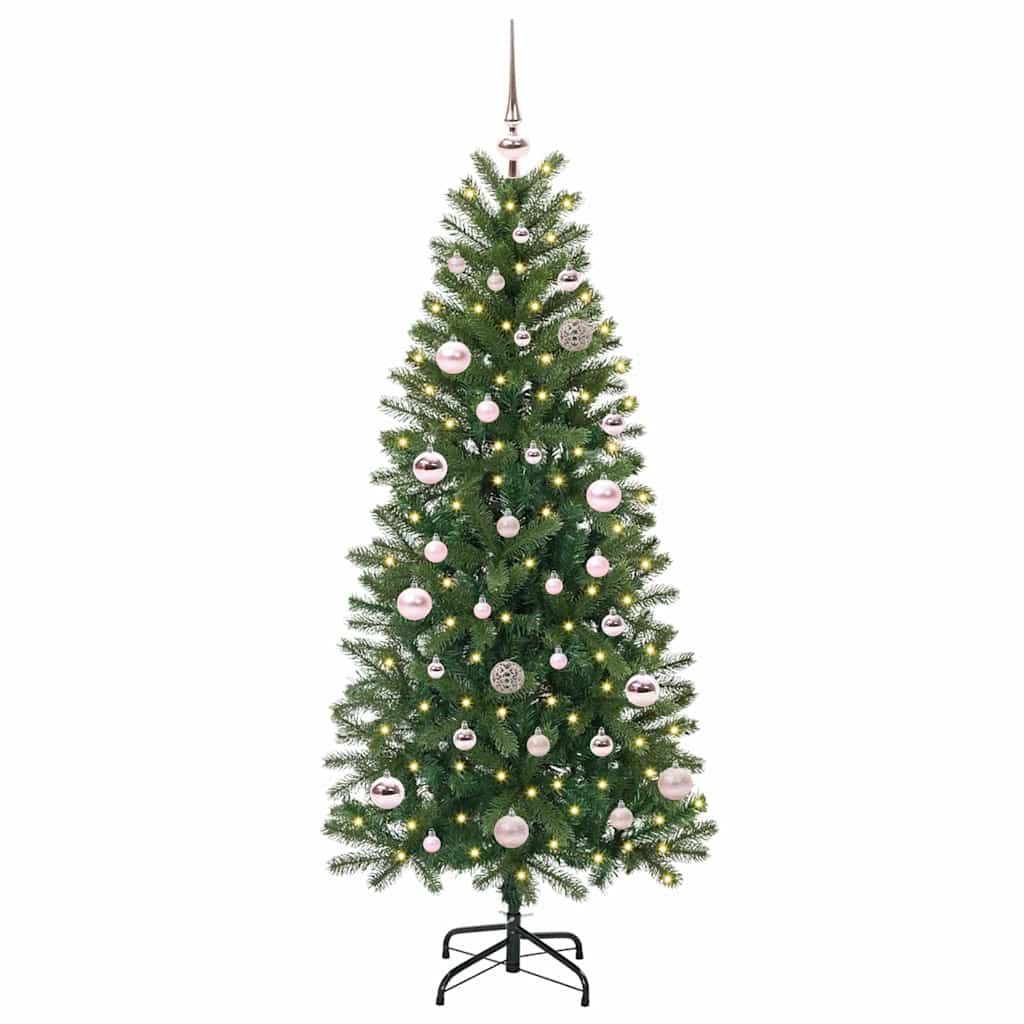 Vidaxx Künstlicher Weihnachtsbaum mit 150 LEDs mit standardmäßigem grünem 150 cm PE und PVC