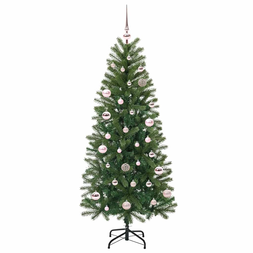 Vidaxx Künstlicher Weihnachtsbaum mit 150 LEDs mit standardmäßigem grünem 150 cm PE und PVC