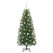 Vidaxx Künstlicher Weihnachtsbaum mit 150 LEDs mit standardmäßigem grünem 150 cm PE und PVC - afbeelding 3