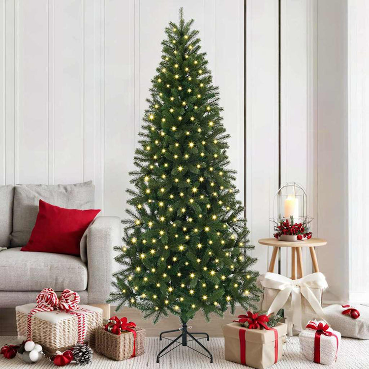 Künstlicher Weihnachtsbaum von Vidaxx mit 300 LEDs mit standardmäßigem grünem 180 cm PE und PVC