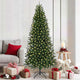 Künstlicher Weihnachtsbaum von Vidaxx mit 300 LEDs mit standardmäßigem grünem 180 cm PE und PVC