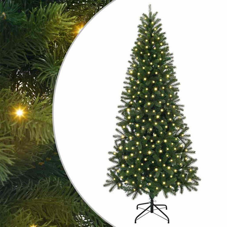 Künstlicher Weihnachtsbaum von Vidaxx mit 300 LEDs mit standardmäßigem grünem 180 cm PE und PVC