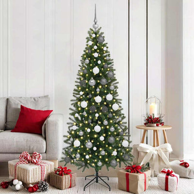 Künstlicher Weihnachtsbaum von Vidaxx mit 300 LEDs mit standardmäßigem grünem 180 cm PE und PVC