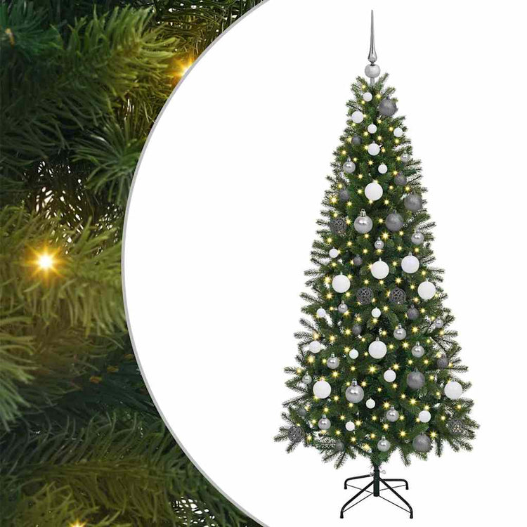 Künstlicher Weihnachtsbaum von Vidaxx mit 300 LEDs mit standardmäßigem grünem 180 cm PE und PVC