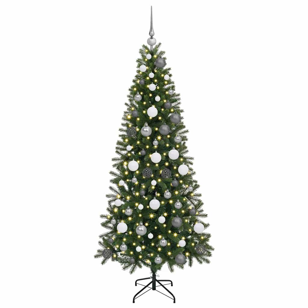 Künstlicher Weihnachtsbaum von Vidaxx mit 300 LEDs mit standardmäßigem grünem 180 cm PE und PVC