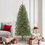 Künstlicher Weihnachtsbaum von Vidaxx mit 300 LEDs mit standardmäßigem grünem 180 cm PE und PVC - afbeelding 1