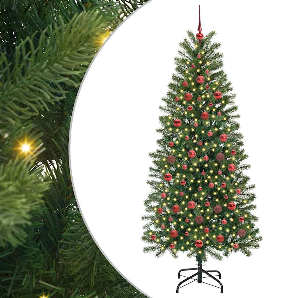 Künstlicher Weihnachtsbaum von Vidaxx mit 300 LEDs mit standardmäßigem grünem 180 cm PE und PVC