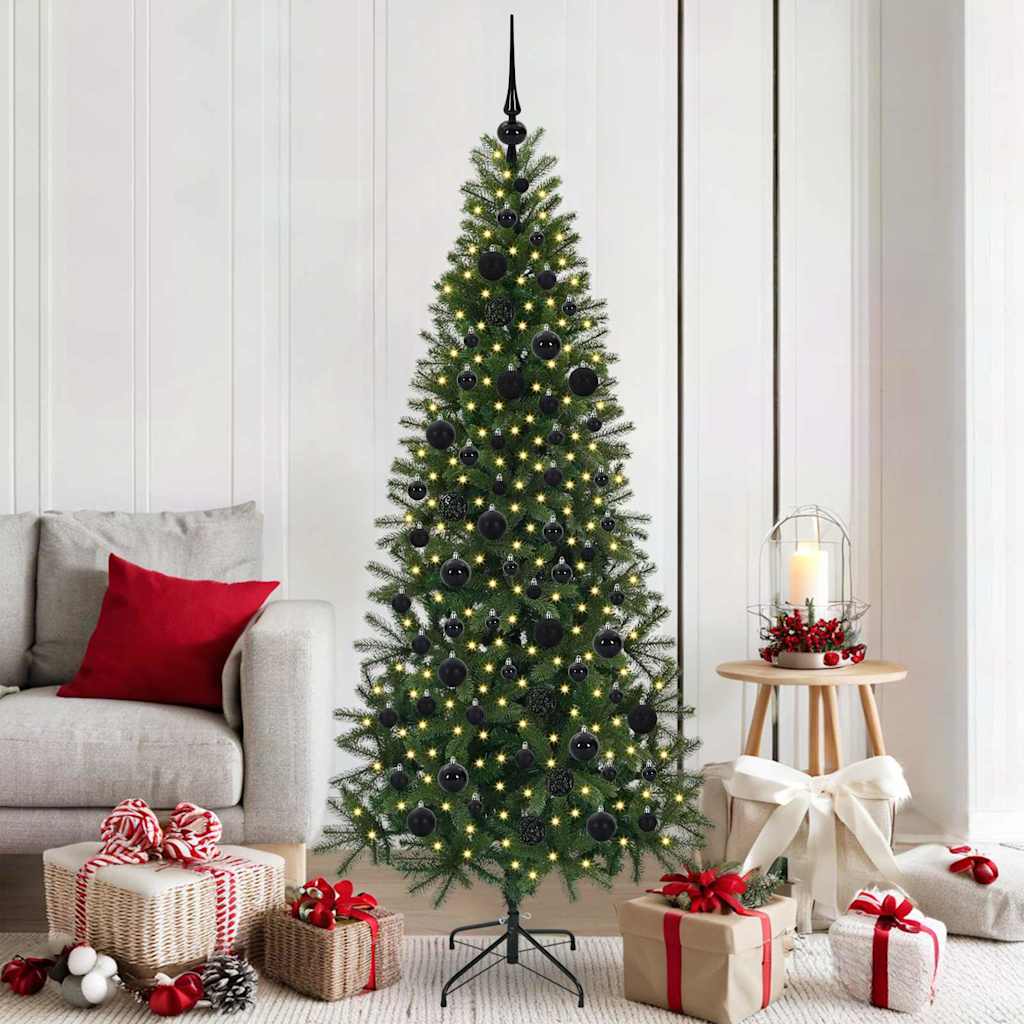 Künstlicher Weihnachtsbaum von Vidaxx mit 300 LEDs mit standardmäßigem grünem 180 cm PE und PVC