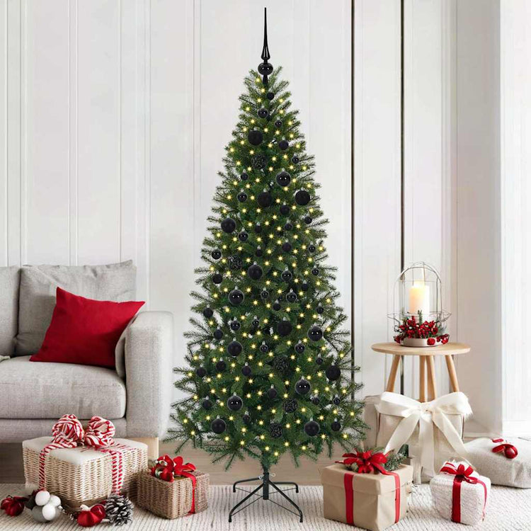 Künstlicher Weihnachtsbaum von Vidaxx mit 300 LEDs mit standardmäßigem grünem 180 cm PE und PVC