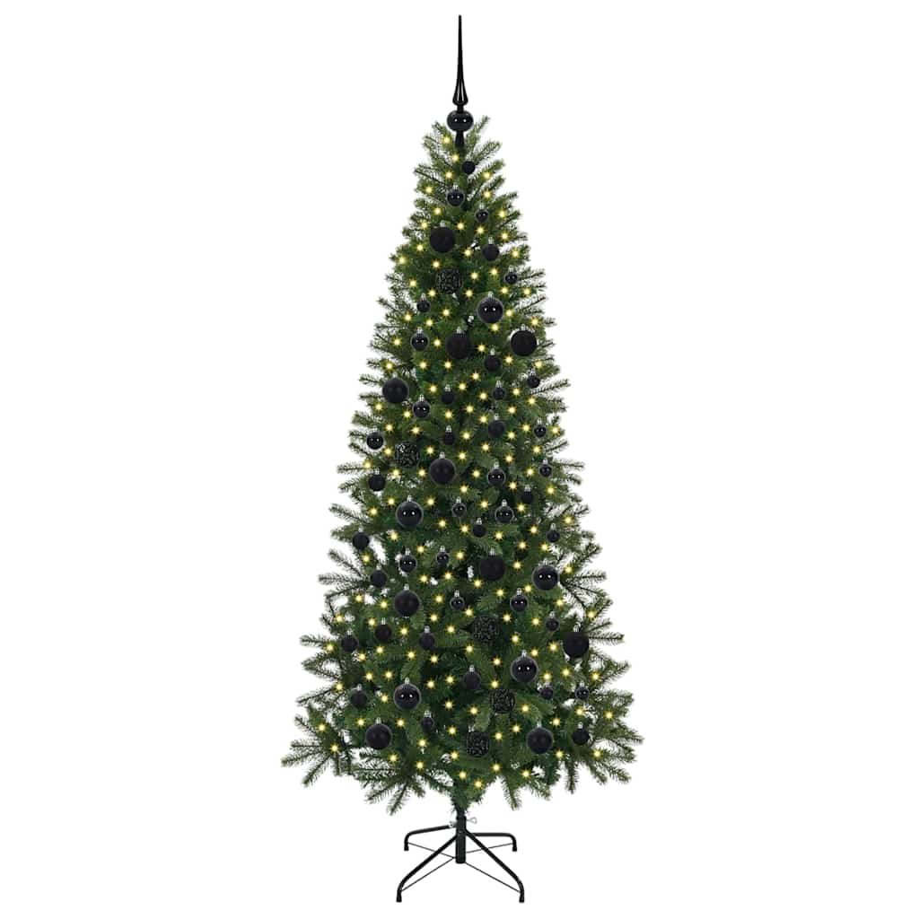 Künstlicher Weihnachtsbaum von Vidaxx mit 300 LEDs mit standardmäßigem grünem 180 cm PE und PVC