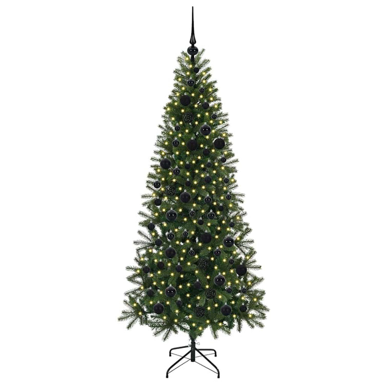 Künstlicher Weihnachtsbaum von Vidaxx mit 300 LEDs mit standardmäßigem grünem 180 cm PE und PVC