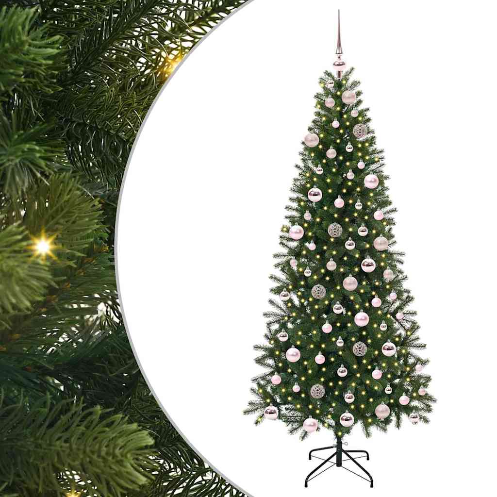 Künstlicher Weihnachtsbaum von Vidaxx mit 300 LEDs mit standardmäßigem grünem 180 cm PE und PVC