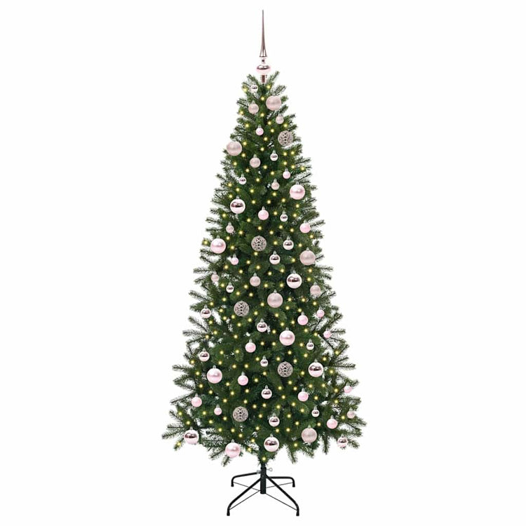 Künstlicher Weihnachtsbaum von Vidaxx mit 300 LEDs mit standardmäßigem grünem 180 cm PE und PVC