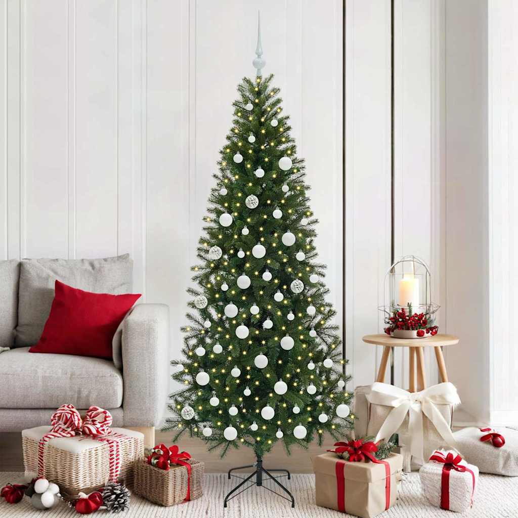 Künstlicher Weihnachtsbaum von Vidaxx mit 300 LEDs mit standardmäßigem grünem 180 cm PE und PVC