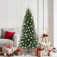 Künstlicher Weihnachtsbaum von Vidaxx mit 300 LEDs mit standardmäßigem grünem 180 cm PE und PVC