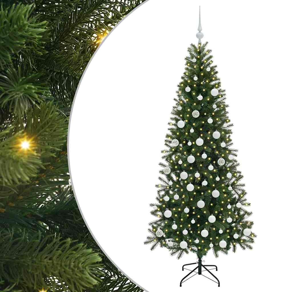 Künstlicher Weihnachtsbaum von Vidaxx mit 300 LEDs mit standardmäßigem grünem 180 cm PE und PVC