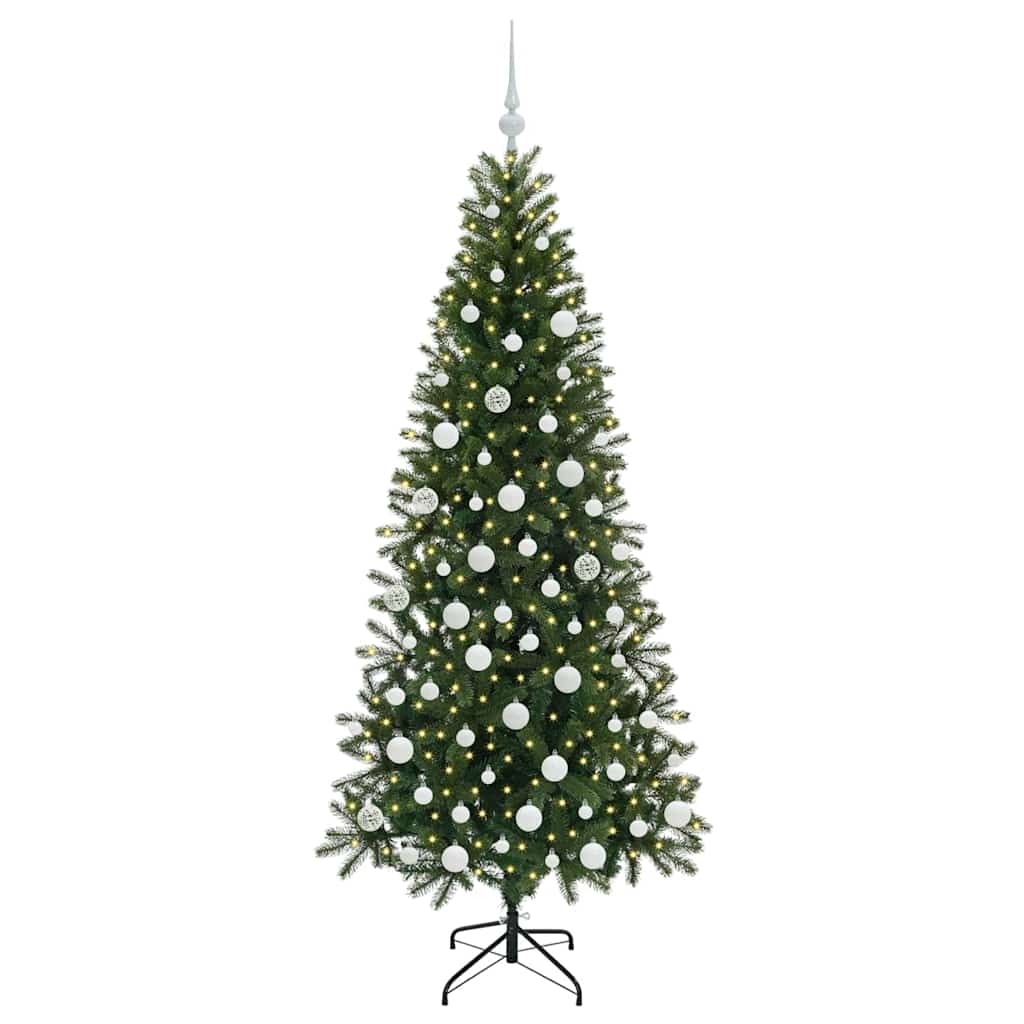 Künstlicher Weihnachtsbaum von Vidaxx mit 300 LEDs mit standardmäßigem grünem 180 cm PE und PVC