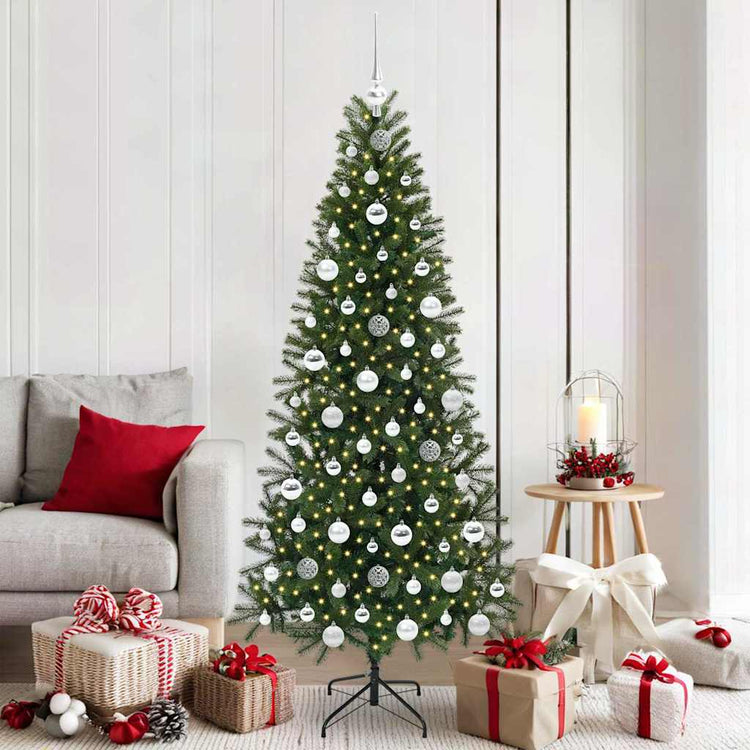 Künstlicher Weihnachtsbaum von Vidaxx mit 300 LEDs mit standardmäßigem grünem 180 cm PE und PVC