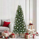 Künstlicher Weihnachtsbaum von Vidaxx mit 300 LEDs mit standardmäßigem grünem 180 cm PE und PVC