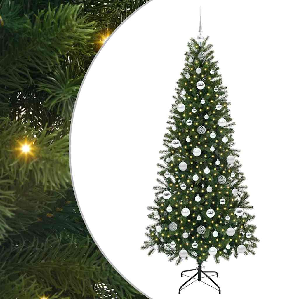 Künstlicher Weihnachtsbaum von Vidaxx mit 300 LEDs mit standardmäßigem grünem 180 cm PE und PVC