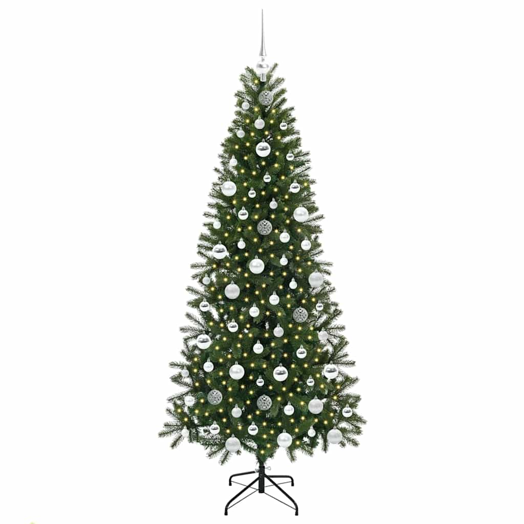 Künstlicher Weihnachtsbaum von Vidaxx mit 300 LEDs mit standardmäßigem grünem 180 cm PE und PVC