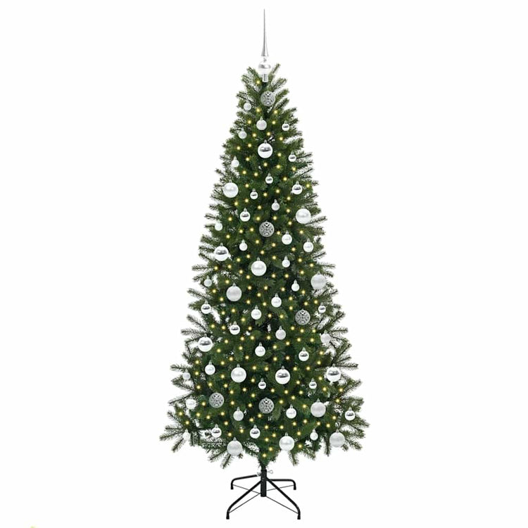 Künstlicher Weihnachtsbaum von Vidaxx mit 300 LEDs mit standardmäßigem grünem 180 cm PE und PVC