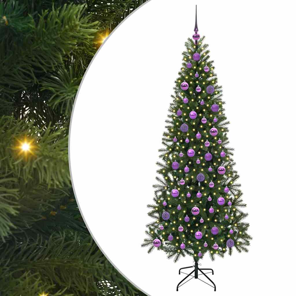 Künstlicher Weihnachtsbaum von Vidaxx mit 300 LEDs mit standardmäßigem grünem 180 cm PE und PVC