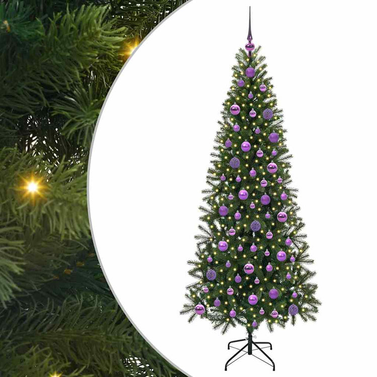 Künstlicher Weihnachtsbaum von Vidaxx mit 300 LEDs mit standardmäßigem grünem 180 cm PE und PVC